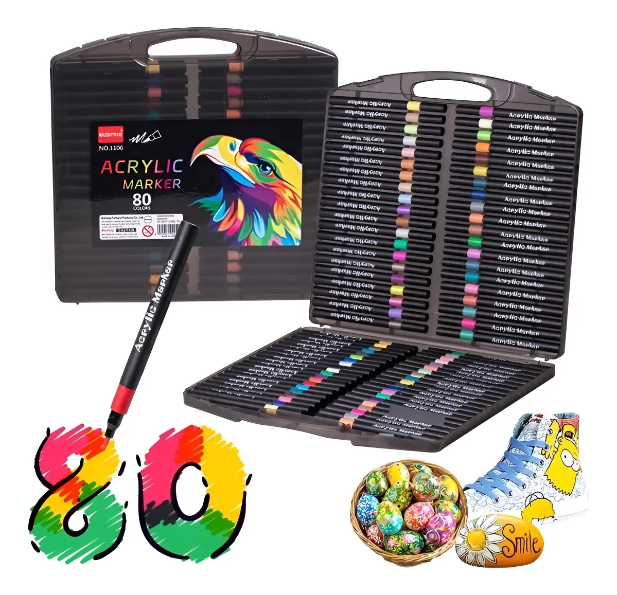 Rotuladores Acrílicos De Colores Para Niños